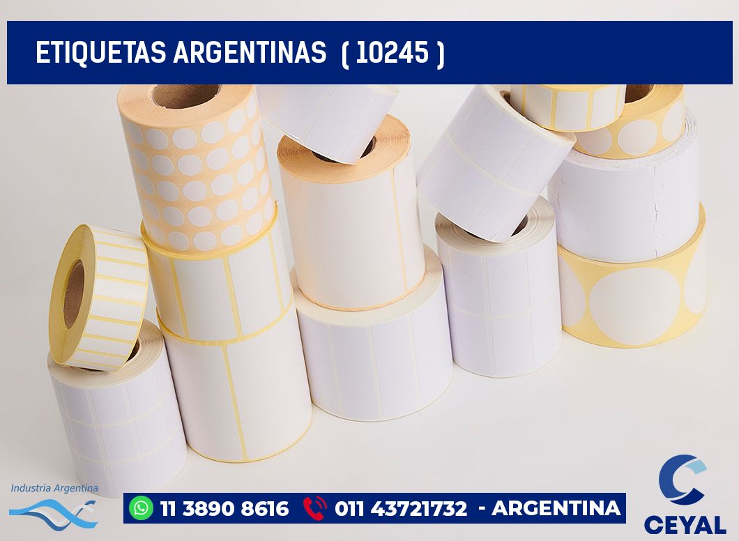 ETIQUETAS ARGENTINAS  ( 10245 )