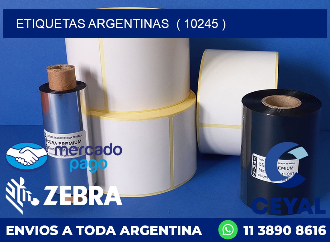 ETIQUETAS ARGENTINAS  ( 10245 )