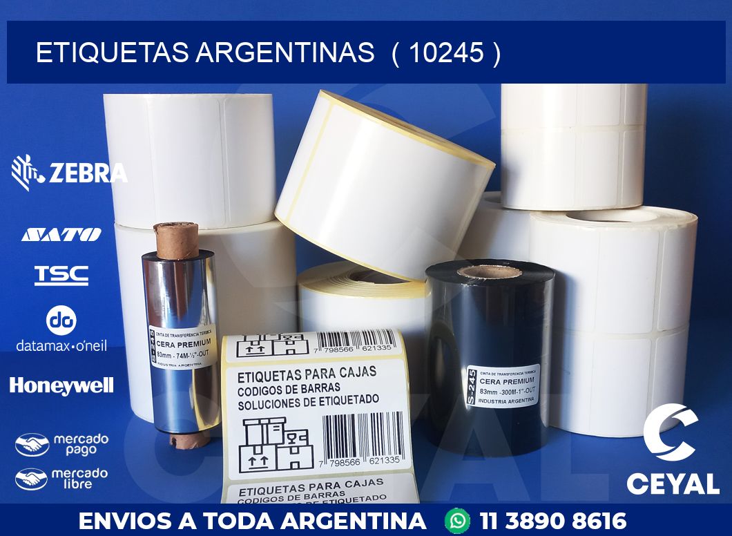 ETIQUETAS ARGENTINAS  ( 10245 )