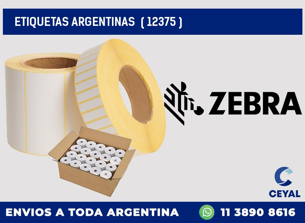 ETIQUETAS ARGENTINAS  ( 12375 )