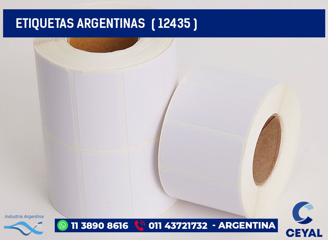 ETIQUETAS ARGENTINAS ( 12435 )