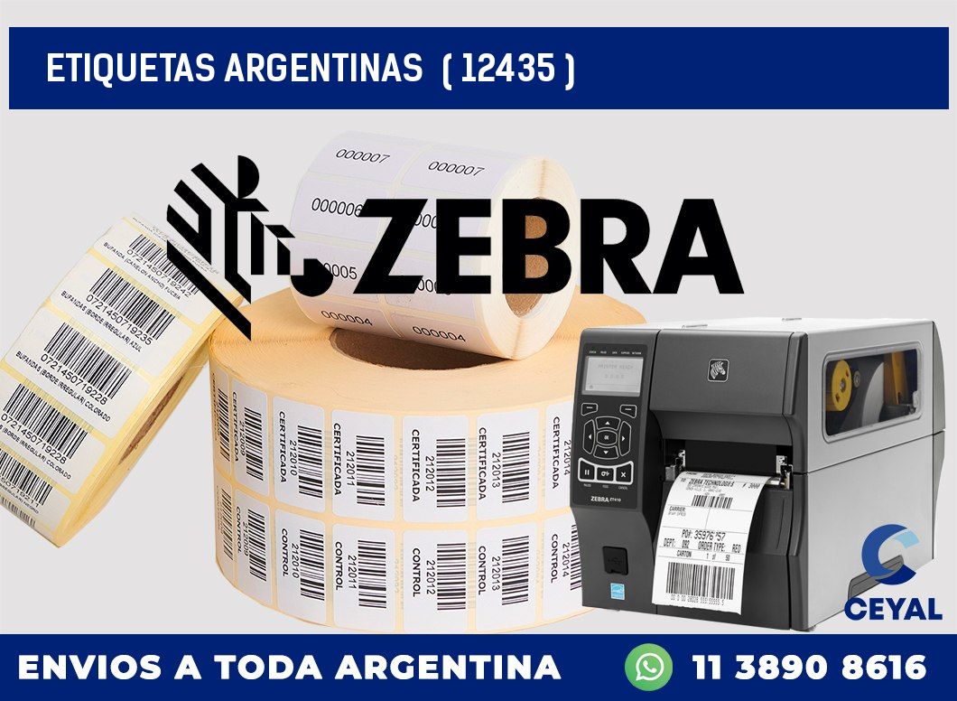 ETIQUETAS ARGENTINAS ( 12435 )