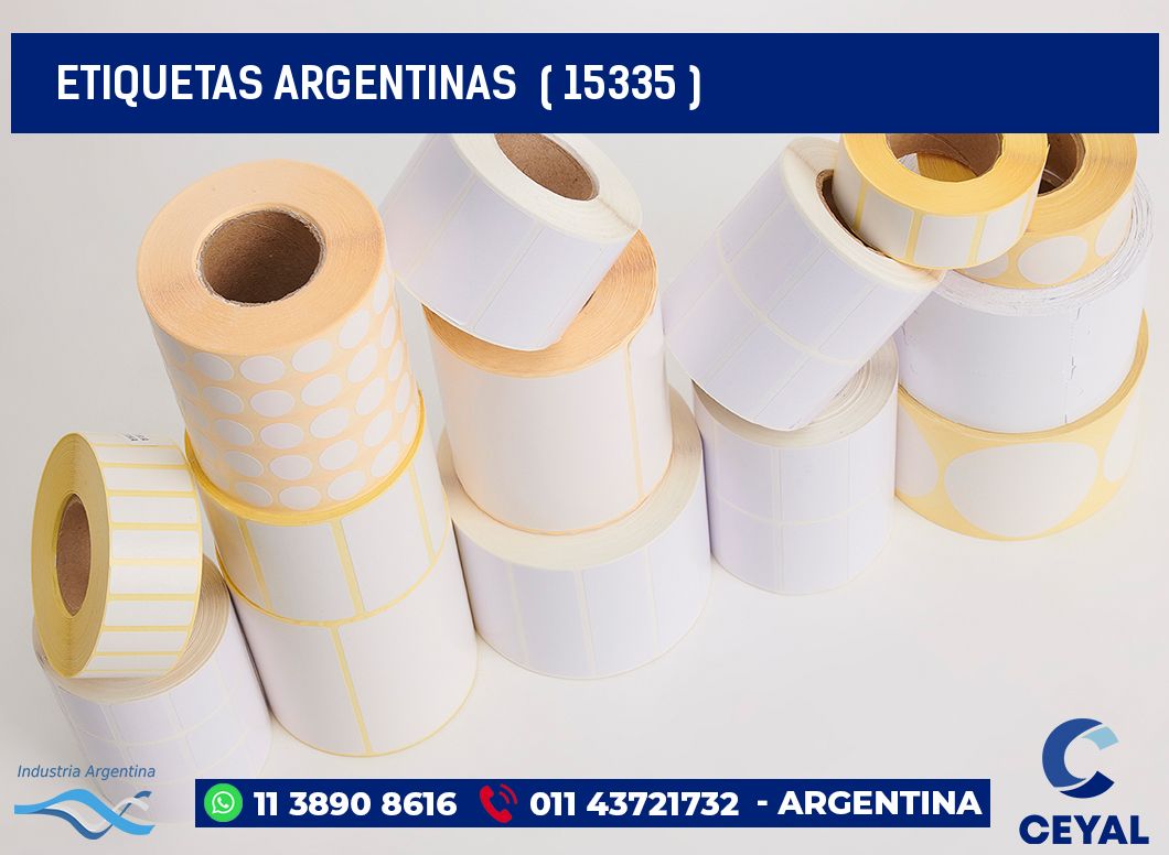ETIQUETAS ARGENTINAS ( 15335 )