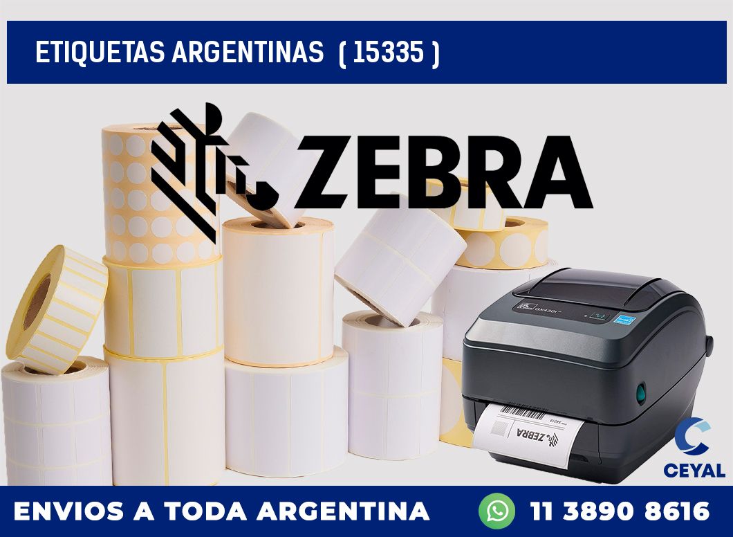 ETIQUETAS ARGENTINAS ( 15335 )