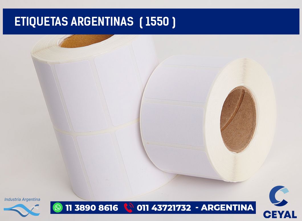 ETIQUETAS ARGENTINAS ( 1550 )