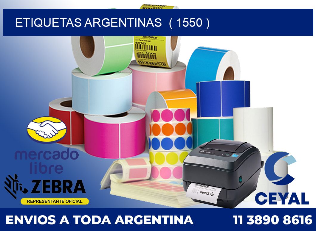 ETIQUETAS ARGENTINAS ( 1550 )