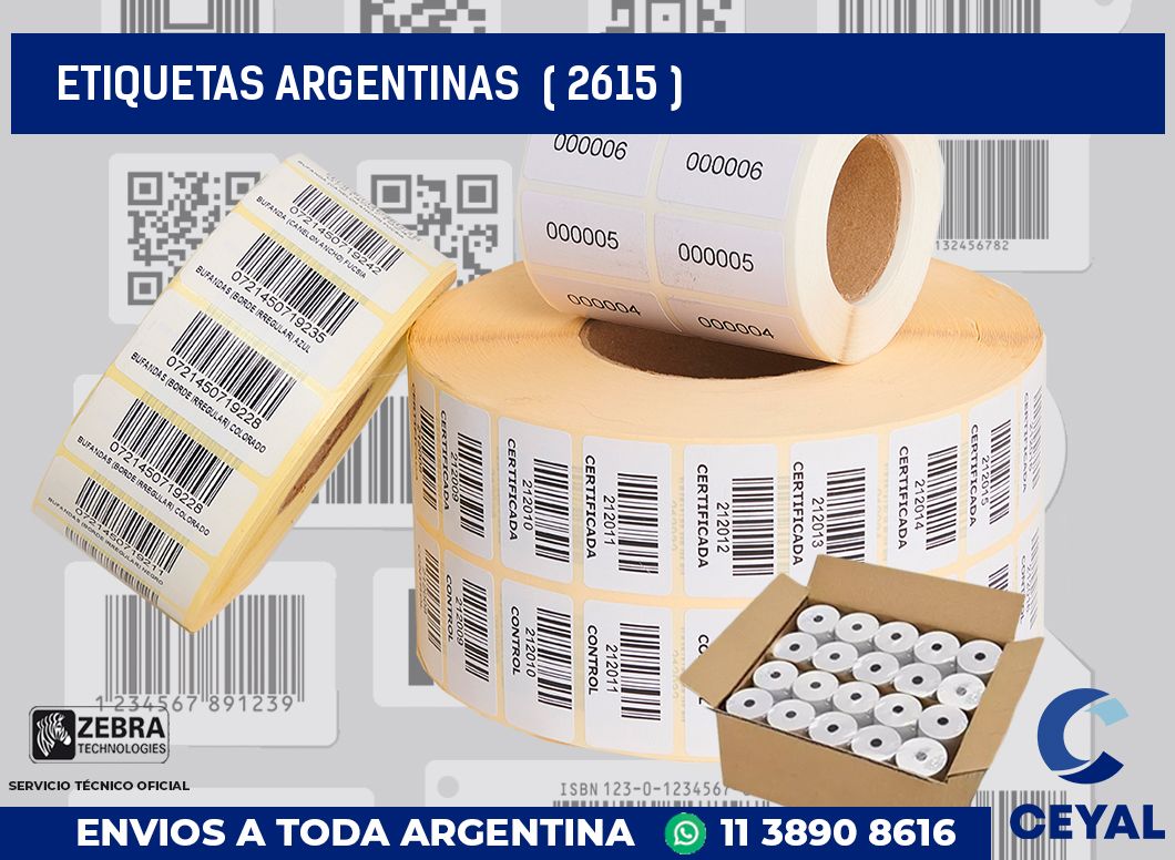 ETIQUETAS ARGENTINAS  ( 2615 )