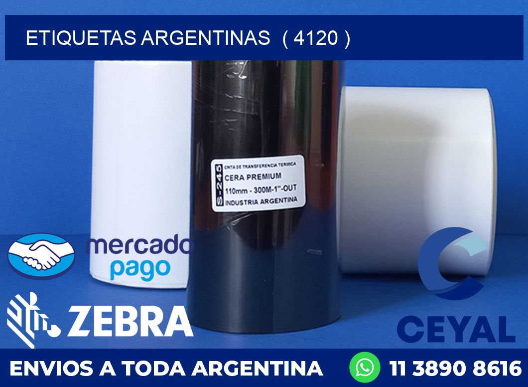 ETIQUETAS ARGENTINAS ( 4120 )