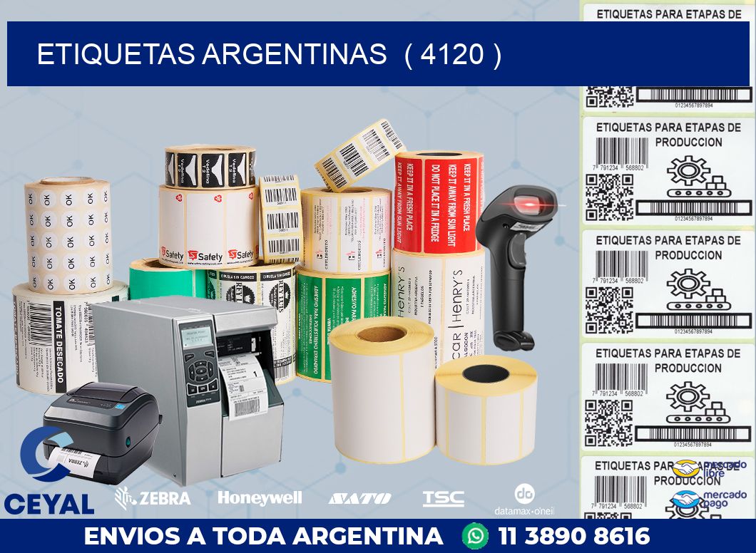 ETIQUETAS ARGENTINAS  ( 4120 )