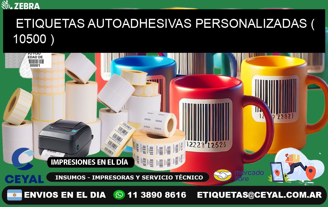 ETIQUETAS AUTOADHESIVAS PERSONALIZADAS ( 10500 )