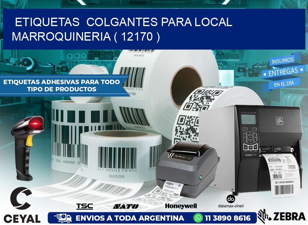 ETIQUETAS  COLGANTES PARA LOCAL MARROQUINERIA ( 12170 )