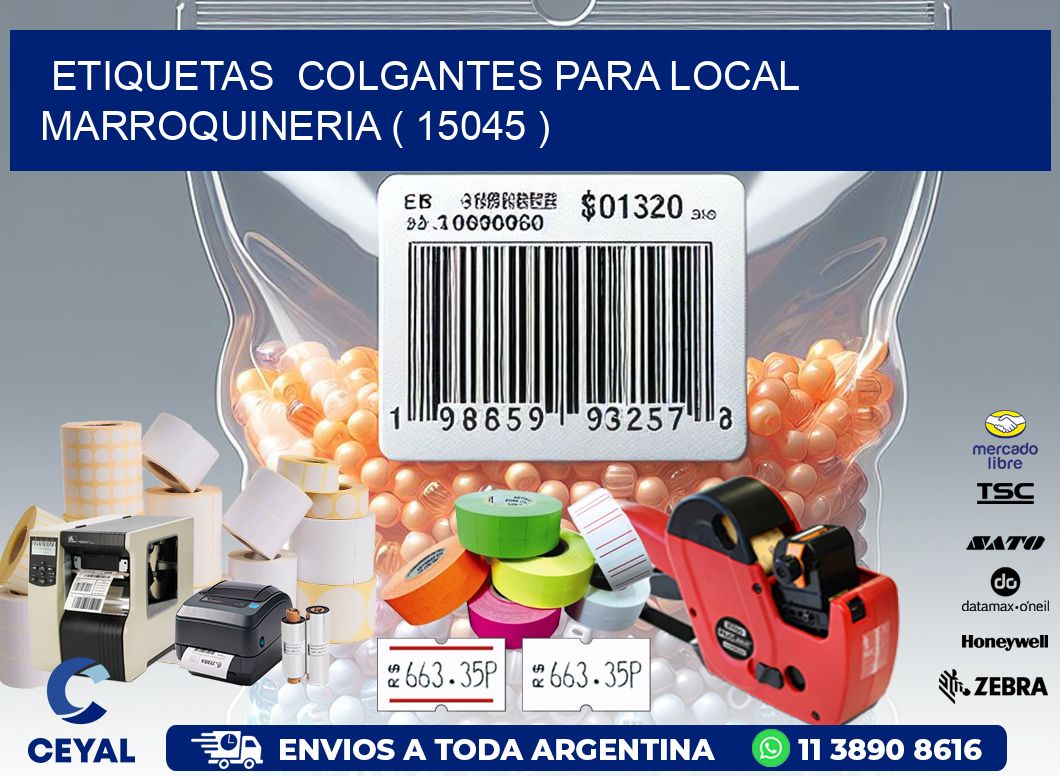 ETIQUETAS COLGANTES PARA LOCAL MARROQUINERIA ( 15045 )