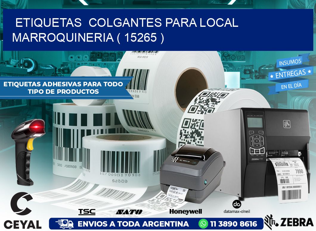 ETIQUETAS COLGANTES PARA LOCAL MARROQUINERIA ( 15265 )