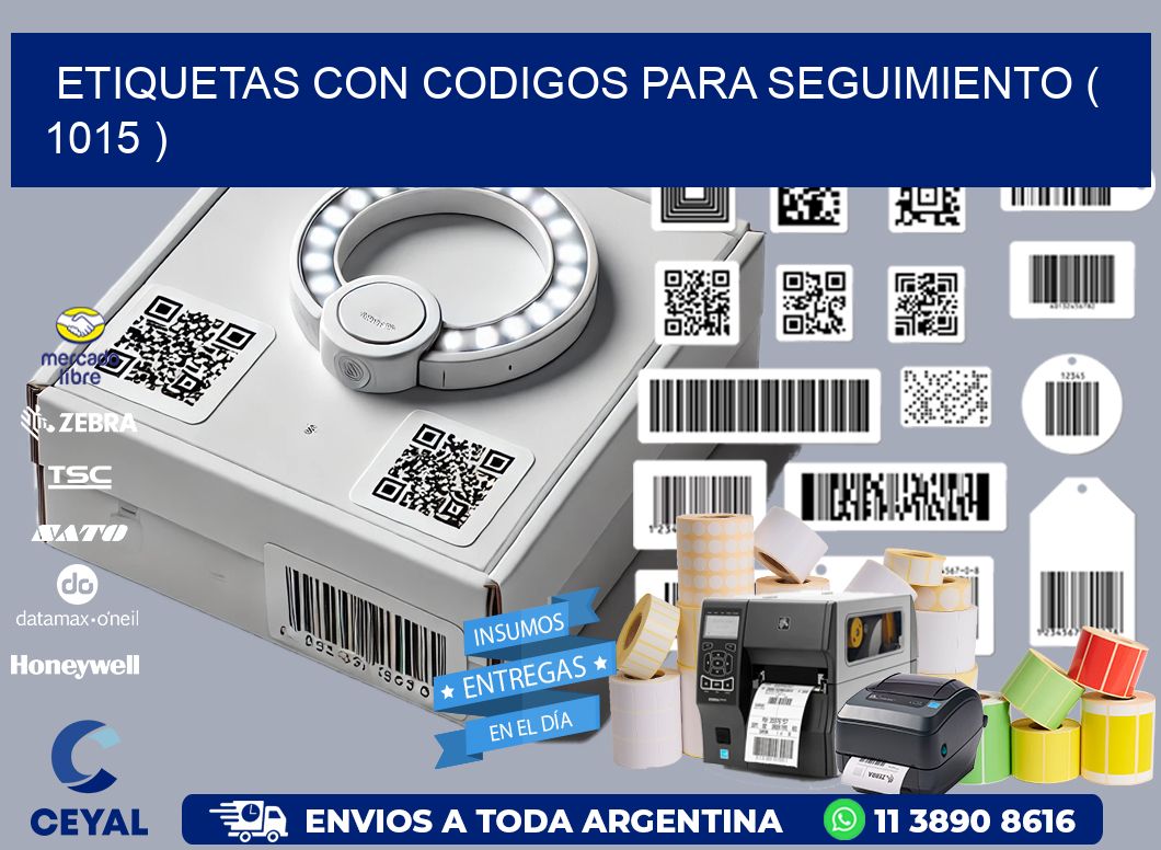 ETIQUETAS CON CODIGOS PARA SEGUIMIENTO ( 1015 )