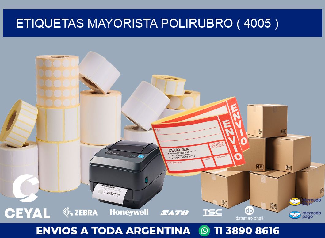 ETIQUETAS MAYORISTA POLIRUBRO ( 4005 )