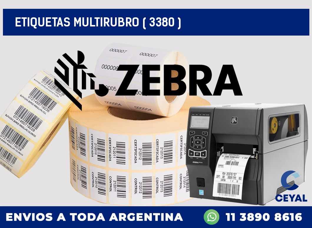 ETIQUETAS MULTIRUBRO ( 3380 )