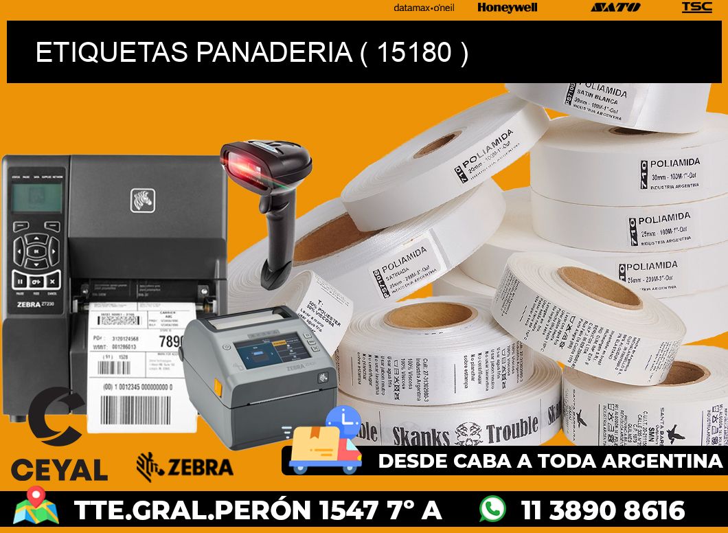 ETIQUETAS PANADERIA ( 15180 )