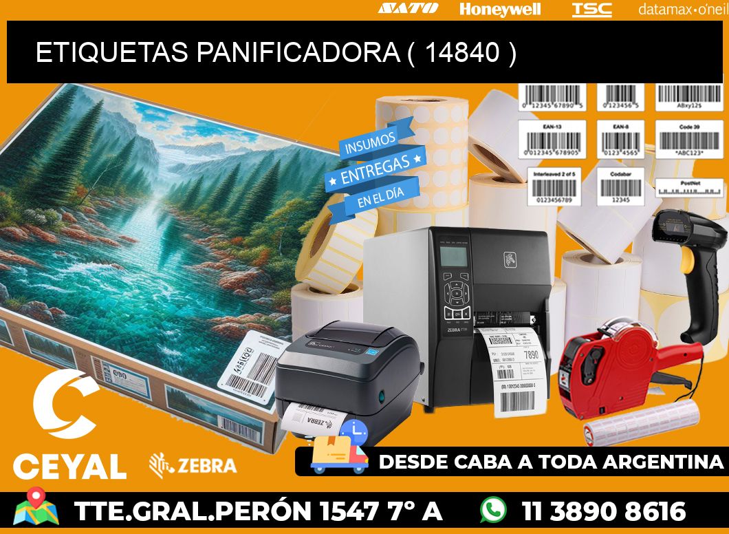 ETIQUETAS PANIFICADORA ( 14840 )