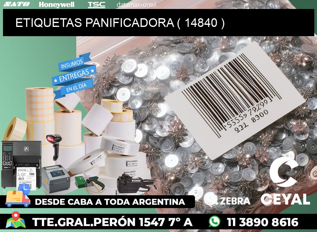 ETIQUETAS PANIFICADORA ( 14840 )