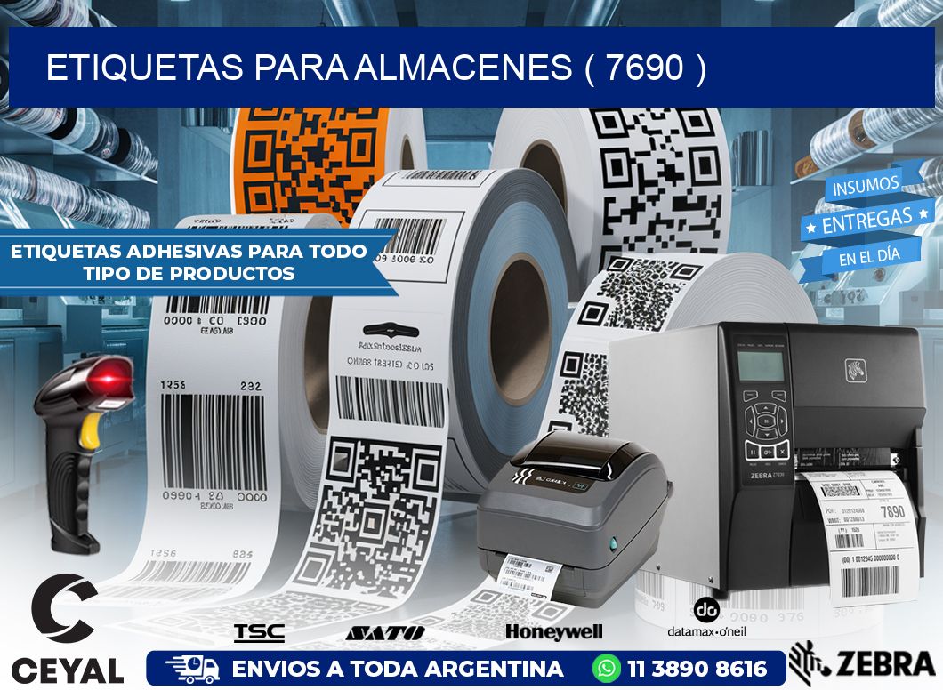 ETIQUETAS PARA ALMACENES ( 7690 )