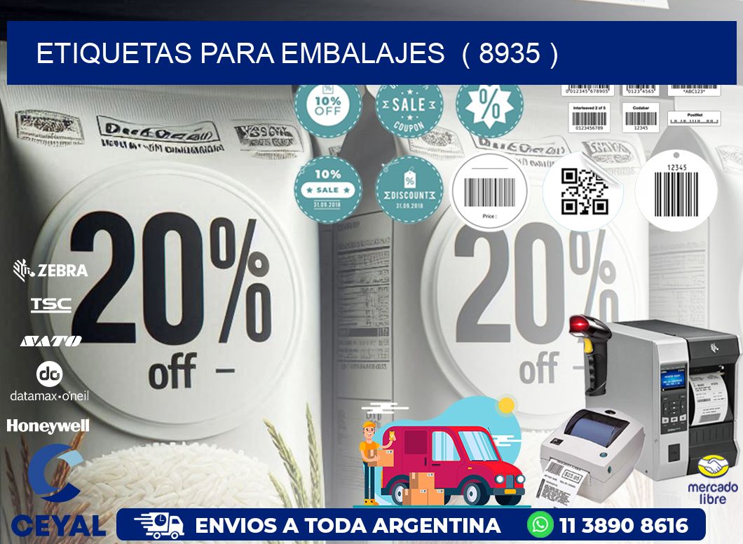 ETIQUETAS PARA EMBALAJES  ( 8935 )