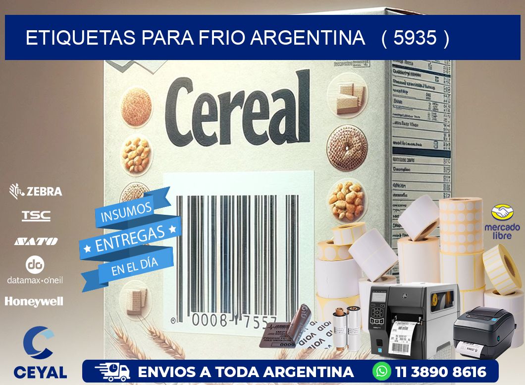 ETIQUETAS PARA FRIO ARGENTINA ( 5935 )