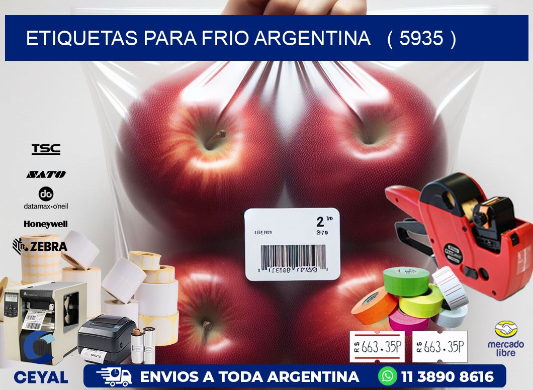 ETIQUETAS PARA FRIO ARGENTINA ( 5935 )