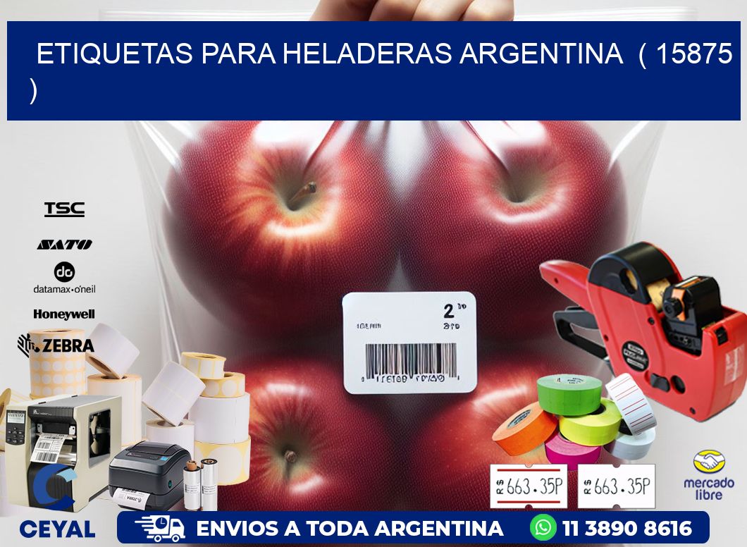 ETIQUETAS PARA HELADERAS ARGENTINA ( 15875 )