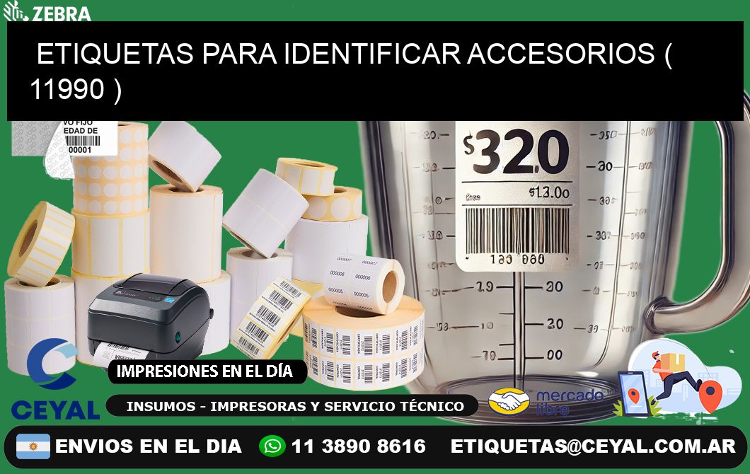ETIQUETAS PARA IDENTIFICAR ACCESORIOS ( 11990 )