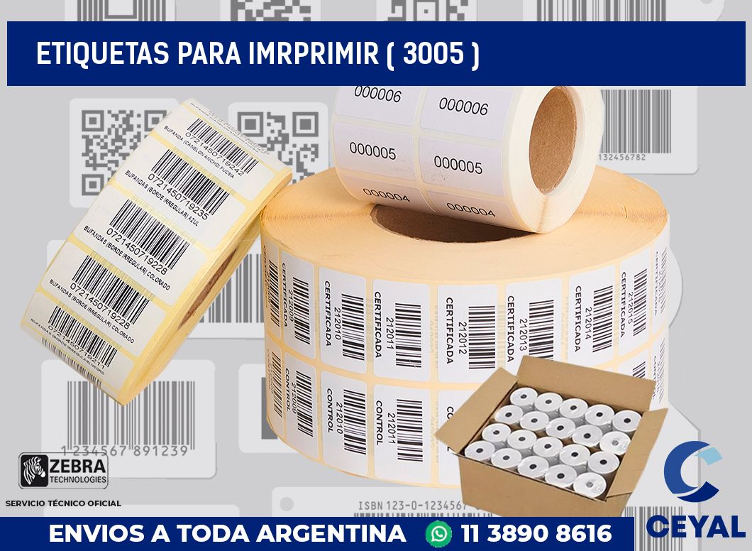 ETIQUETAS PARA IMRPRIMIR ( 3005 )