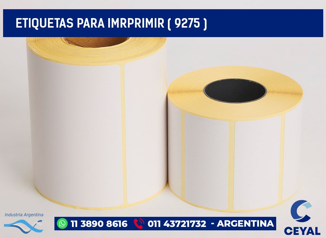 ETIQUETAS PARA IMRPRIMIR ( 9275 )