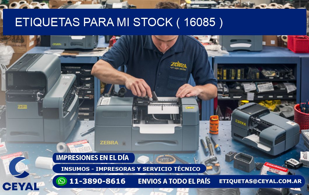 ETIQUETAS PARA MI STOCK ( 16085 )