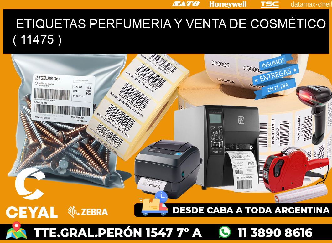 ETIQUETAS PERFUMERIA Y VENTA DE COSMÉTICO ( 11475 )