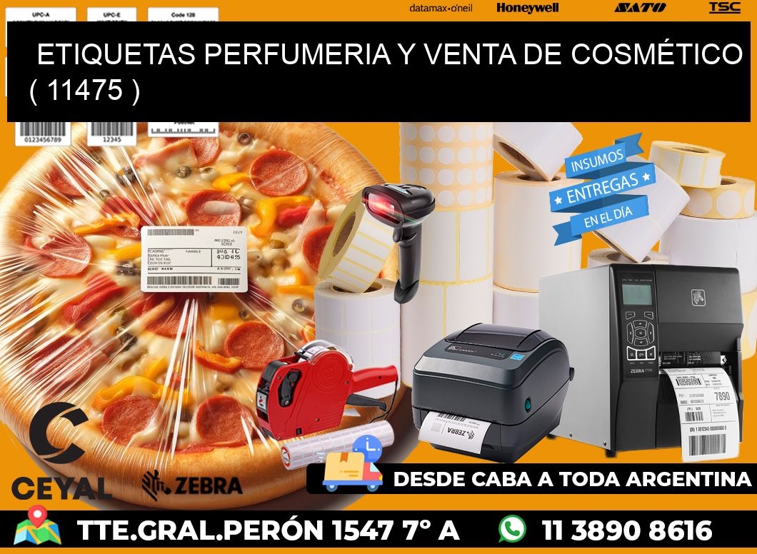 ETIQUETAS PERFUMERIA Y VENTA DE COSMÉTICO ( 11475 )