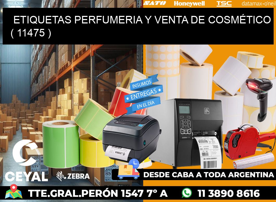 ETIQUETAS PERFUMERIA Y VENTA DE COSMÉTICO ( 11475 )