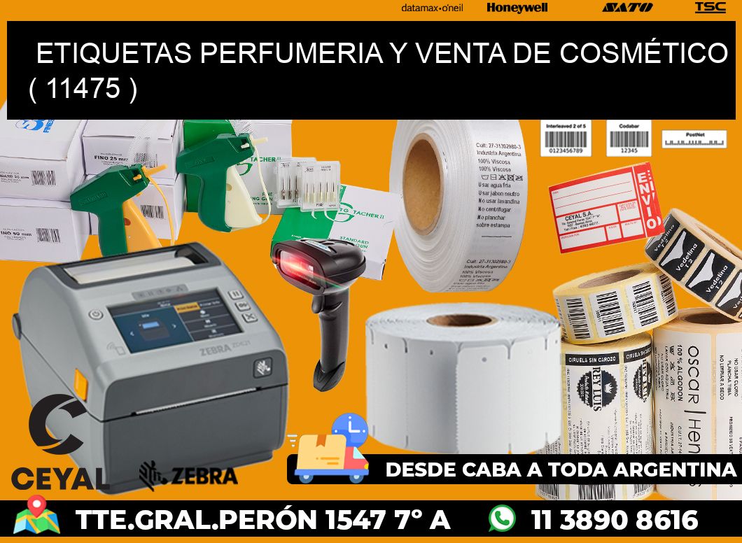 ETIQUETAS PERFUMERIA Y VENTA DE COSMÉTICO ( 11475 )