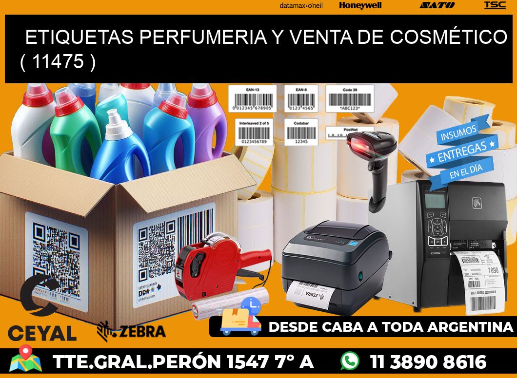 ETIQUETAS PERFUMERIA Y VENTA DE COSMÉTICO ( 11475 )