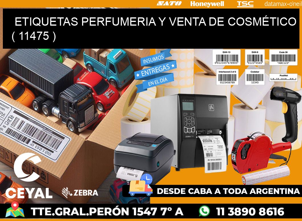 ETIQUETAS PERFUMERIA Y VENTA DE COSMÉTICO ( 11475 )