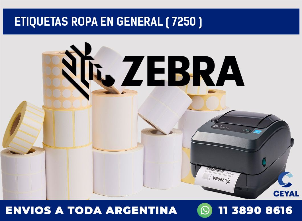 ETIQUETAS ROPA EN GENERAL ( 7250 )