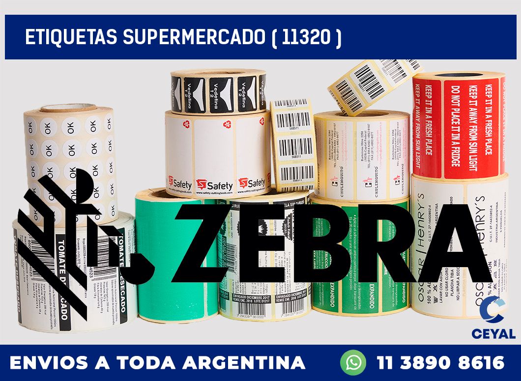 ETIQUETAS SUPERMERCADO ( 11320 )