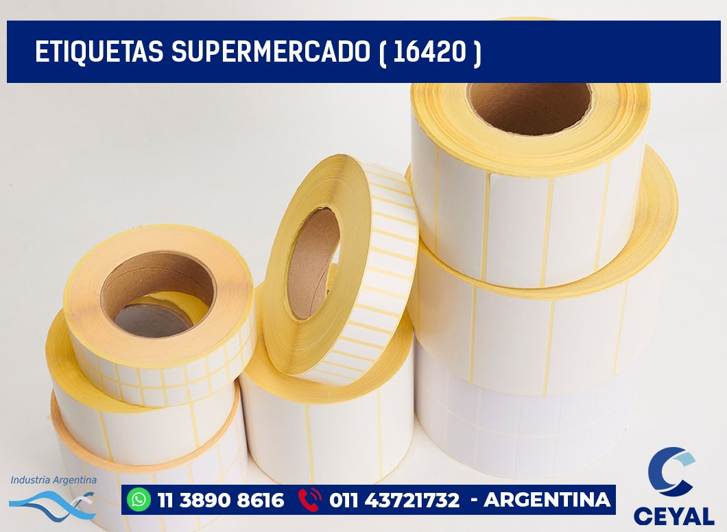 ETIQUETAS SUPERMERCADO ( 16420 )