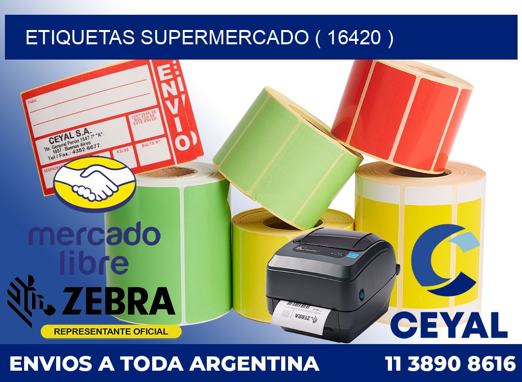 ETIQUETAS SUPERMERCADO ( 16420 )