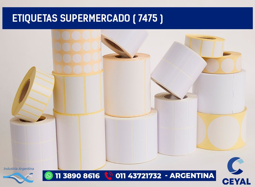 ETIQUETAS SUPERMERCADO ( 7475 )