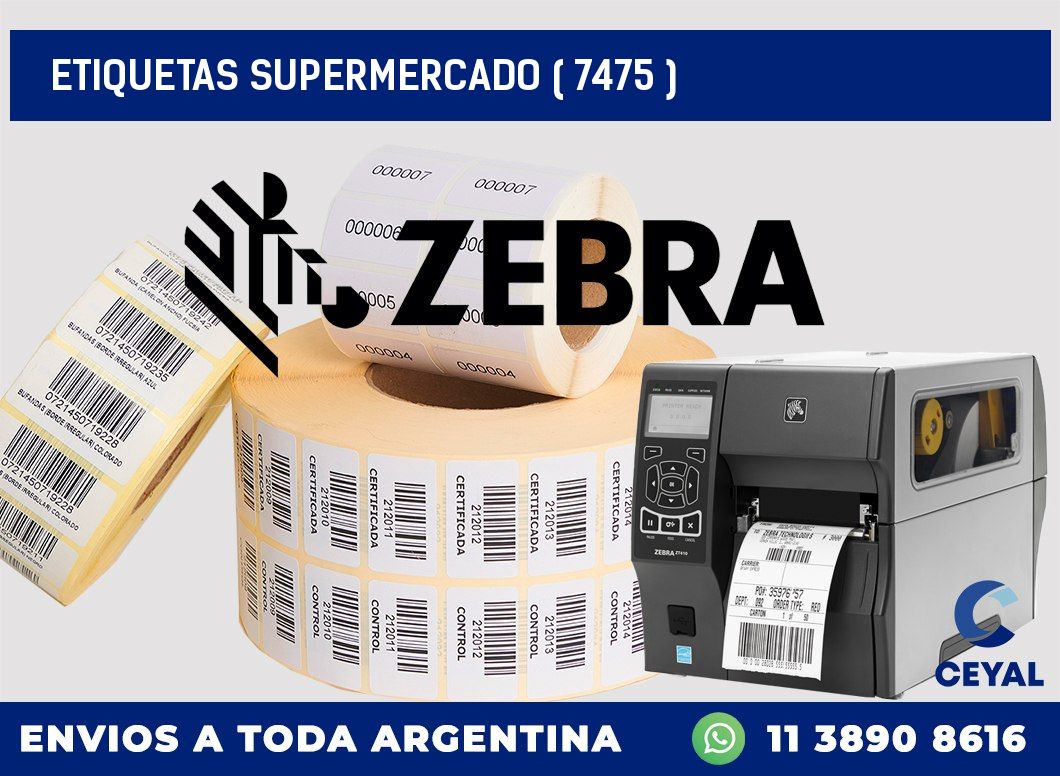 ETIQUETAS SUPERMERCADO ( 7475 )