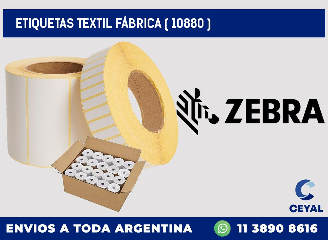 ETIQUETAS TEXTIL FÁBRICA ( 10880 )