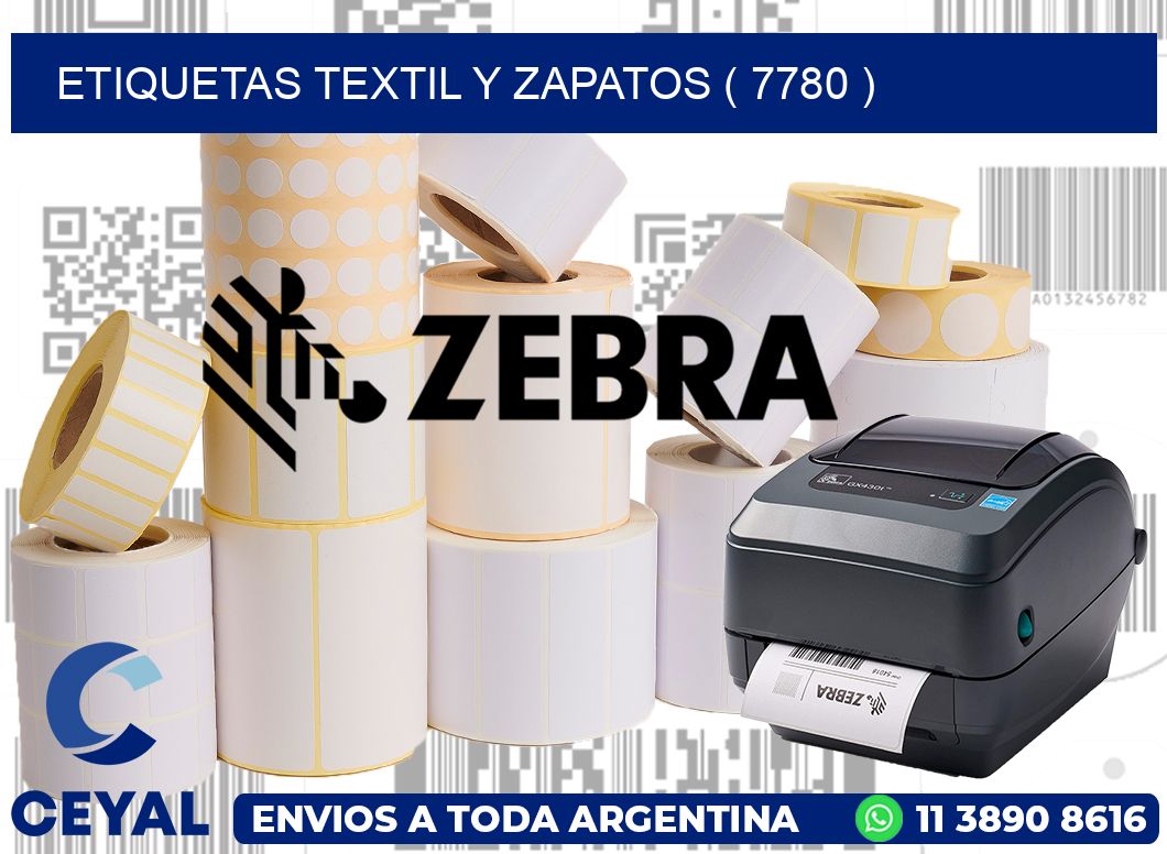 ETIQUETAS TEXTIL Y ZAPATOS ( 7780 )