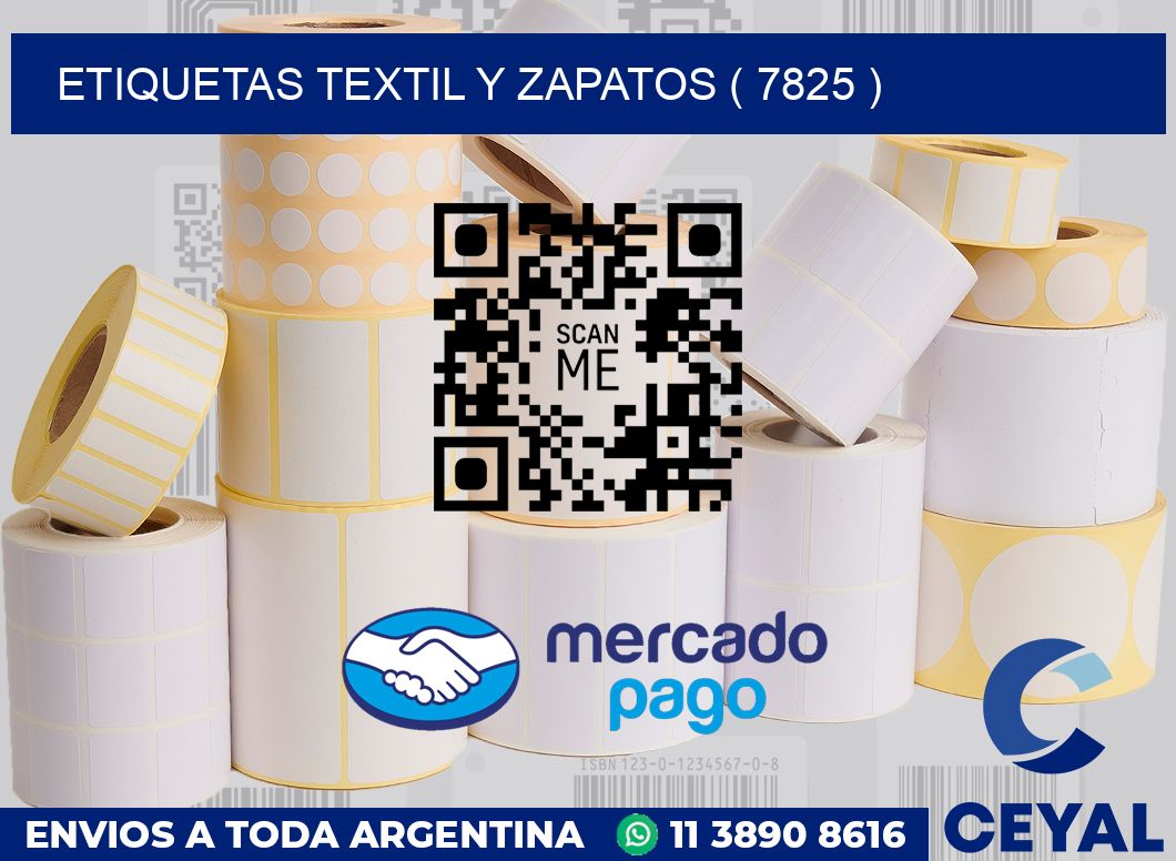 ETIQUETAS TEXTIL Y ZAPATOS ( 7825 )