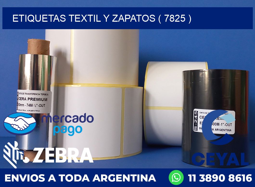 ETIQUETAS TEXTIL Y ZAPATOS ( 7825 )