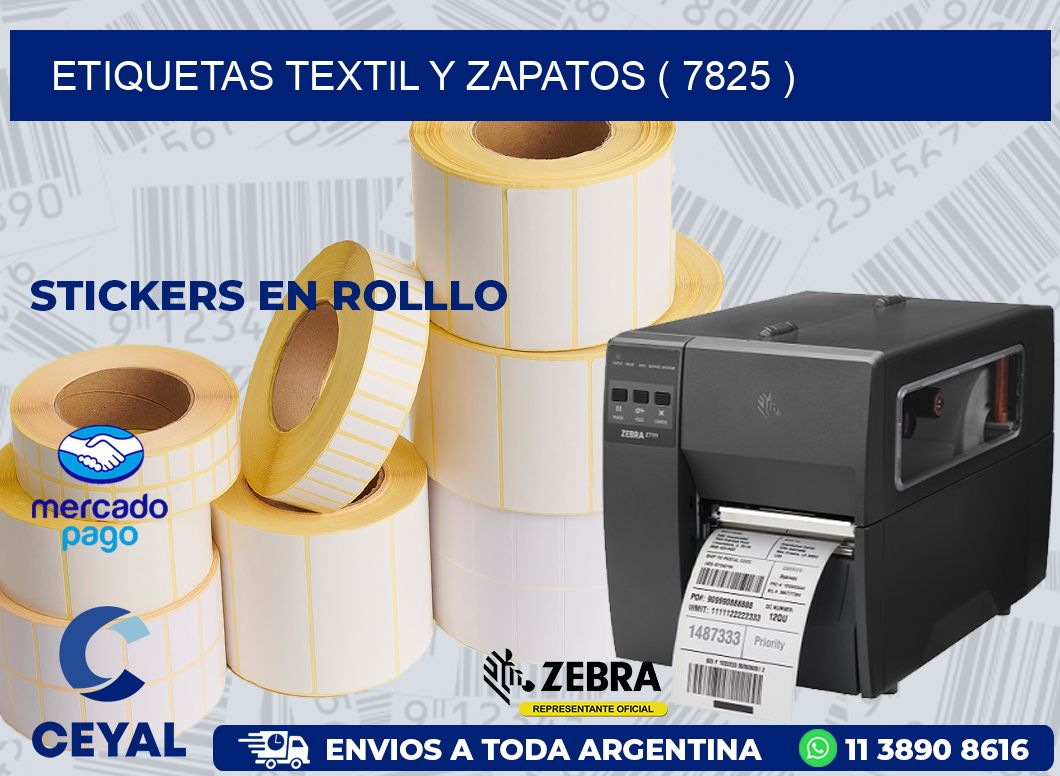 ETIQUETAS TEXTIL Y ZAPATOS ( 7825 )