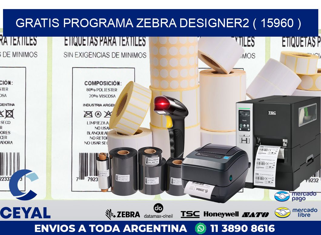 GRATIS PROGRAMA ZEBRA DESIGNER2 ( 15960 )
